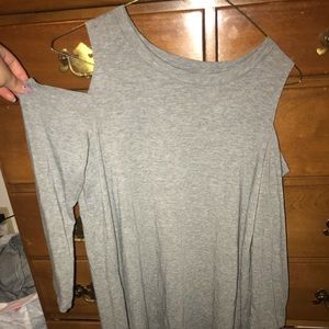 Aerie off shoulder 3/4 sleeve open back